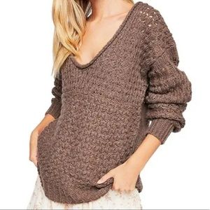 Free People sexy v-neck sweater